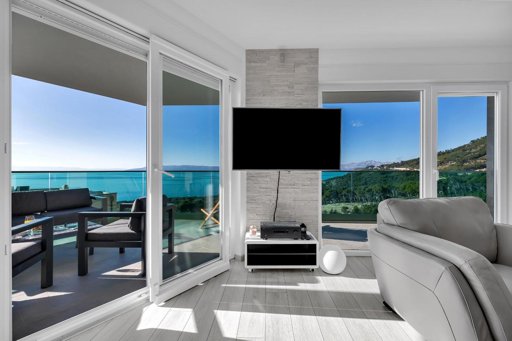 Апартаменти Exclusive Penthouse Big Blue With Private Jacuzzi Макарська Екстер'єр фото