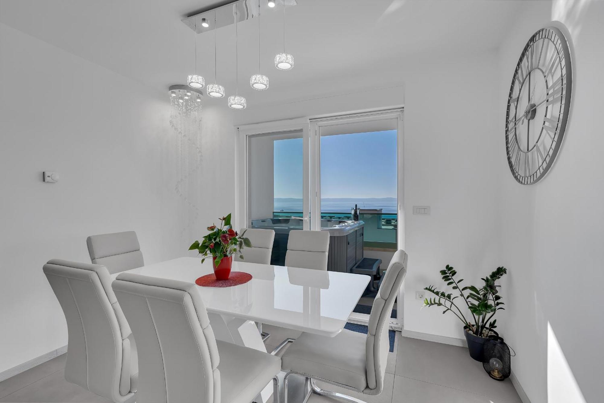Апартаменти Exclusive Penthouse Big Blue With Private Jacuzzi Макарська Екстер'єр фото