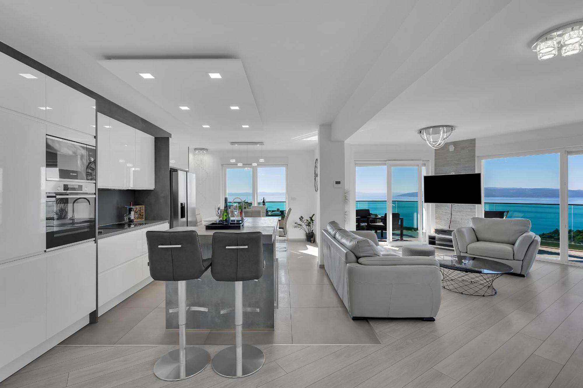 Апартаменти Exclusive Penthouse Big Blue With Private Jacuzzi Макарська Екстер'єр фото